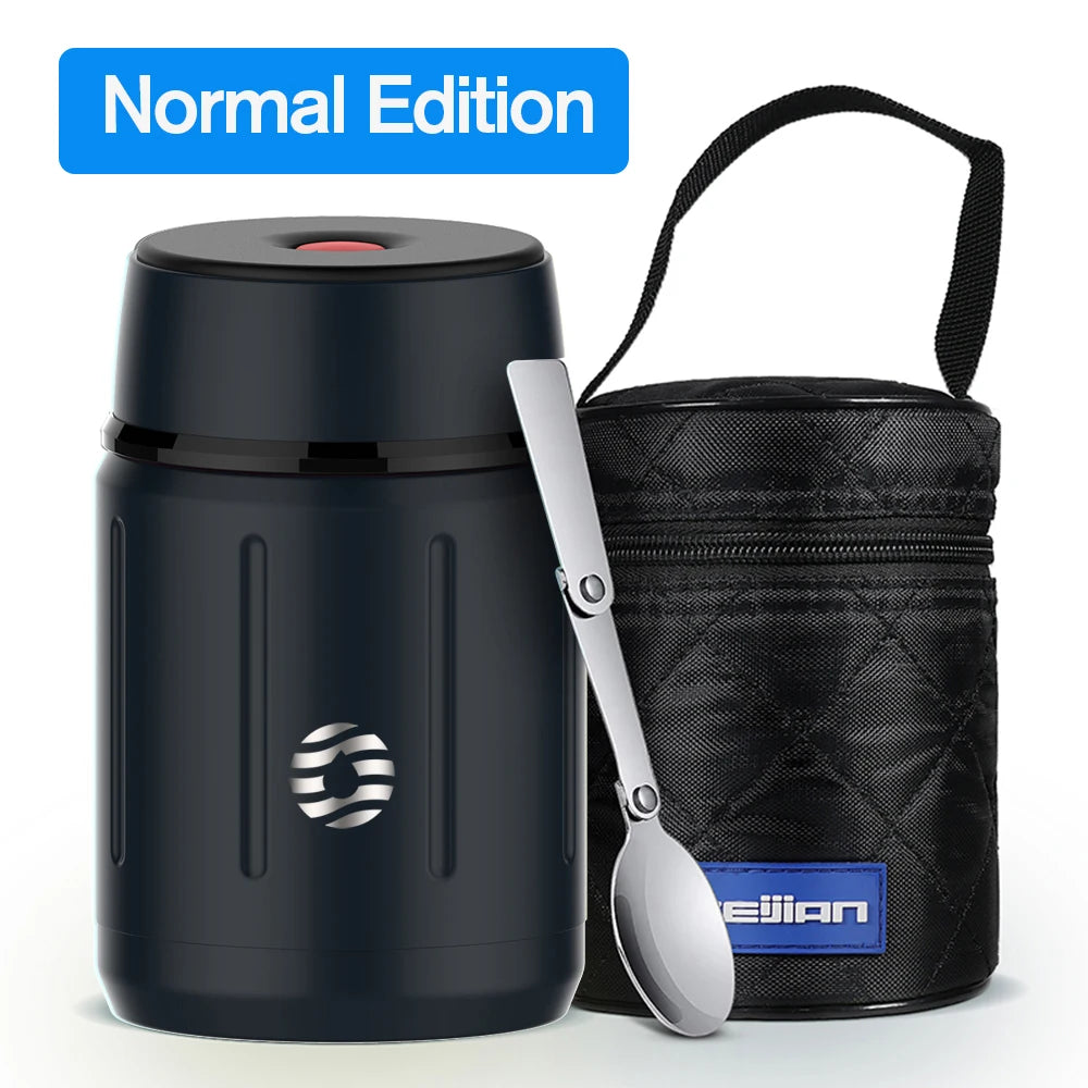 Thermos-Essensbehälter – Vakuum Lunchbox aus 316 Edelstahl, 750 ml, mit gratis Löffel