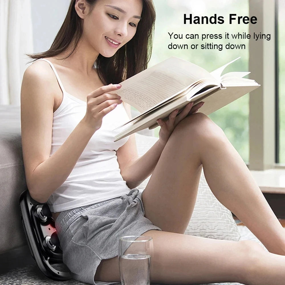 6 Head Massage Gun for Muscle Relief Deep Tissue Percussion for Neck Cervical Spine Full Body