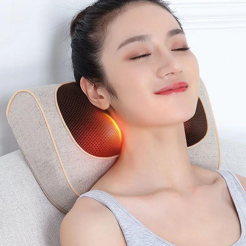 Multifunktionales Nackenmassagegerät – Massagekissen für die Halswirbelsäule“