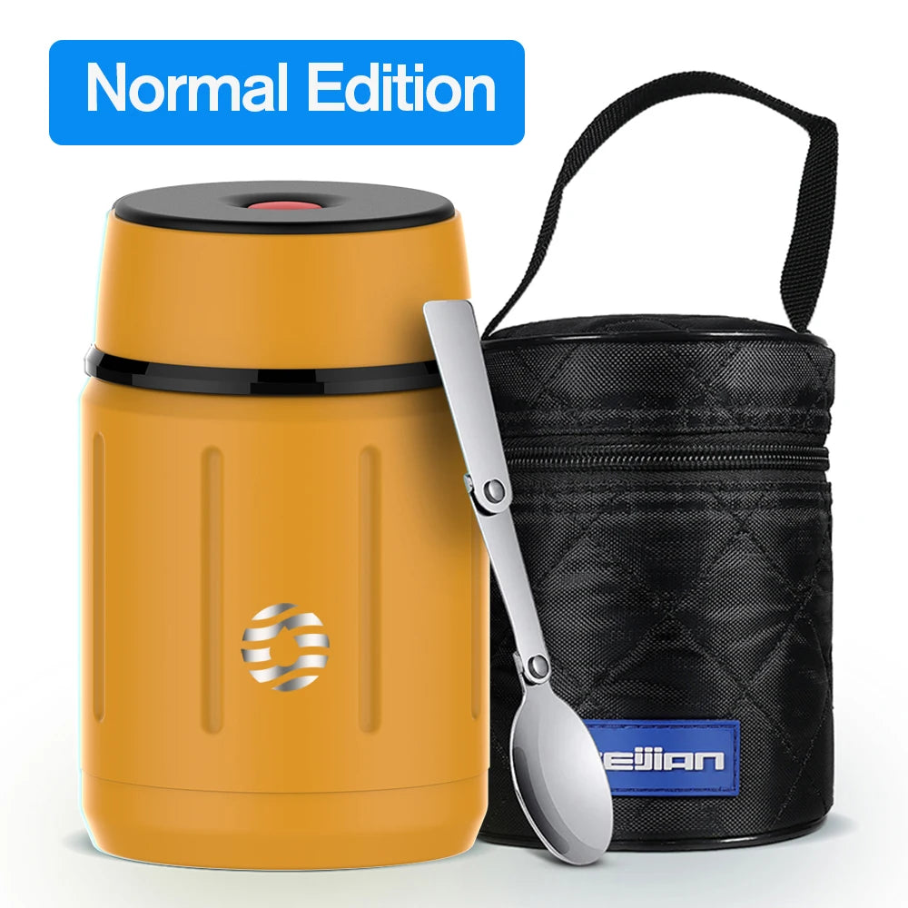 Thermos-Essensbehälter – Vakuum Lunchbox aus 316 Edelstahl, 750 ml, mit gratis Löffel