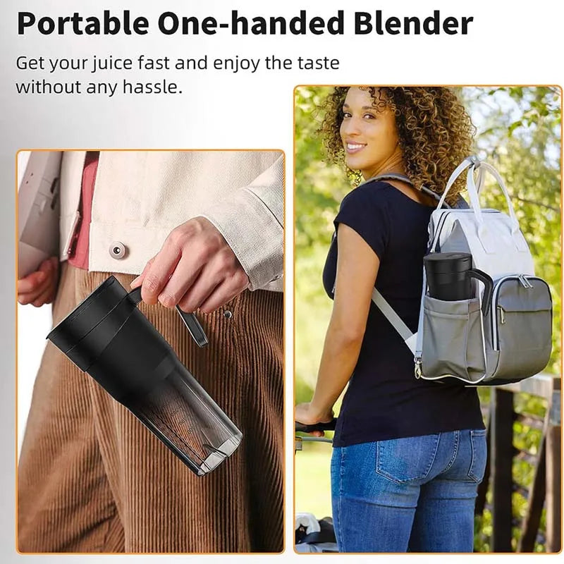 Tragbarer Mini USB Mixer – Kabellos & Wiederaufladbar für Smoothies & Säfte“