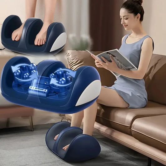 „Extra Großer Elektrischer Fuß- & Beinmassager – Shiatsu mit Wärmefunktion zur Tiefenentspannung“