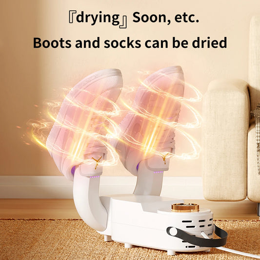 Elektrischer Schuhtrockner mit UV – Schuh- & Stiefelwärmer, Geruchsentferner, Schnell-Trockner“