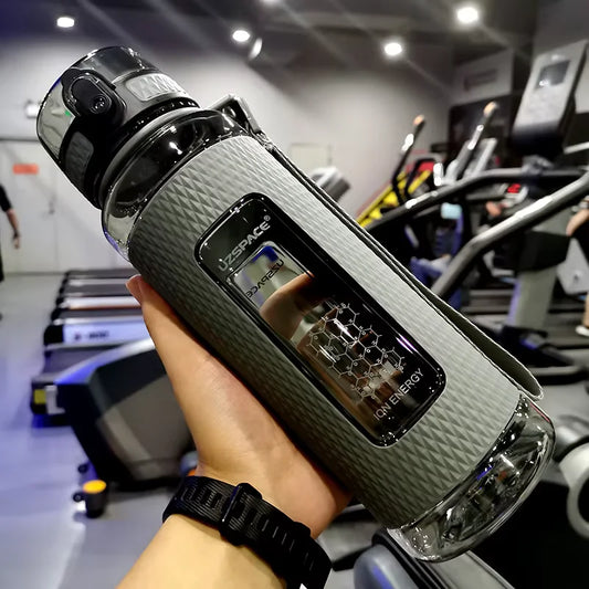 UZSPACE Sport Trinkflasche – BPA-frei, tragbar, stoßfest, auslaufsicher, große Kapazität, Fitness Trinkflasche aus Tritan