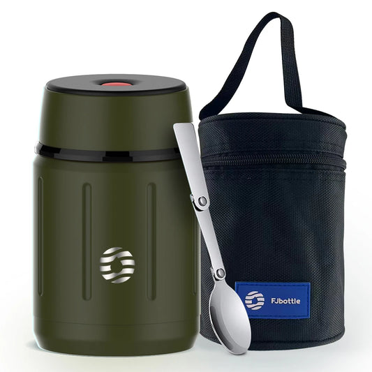 Thermos-Essensbehälter – Vakuum Lunchbox aus 316 Edelstahl, 750 ml, mit gratis Löffel