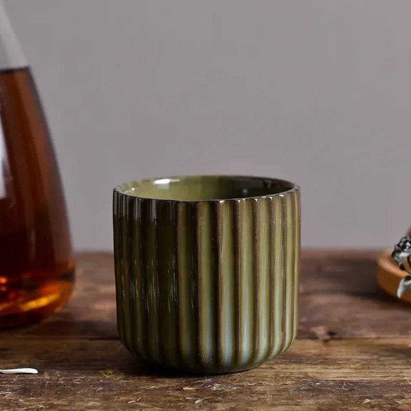 „1 Stück Retro Keramik-Teetasse – Porzellan-Tee-, Sake-, Kaffee-, Wein- und Wassermug für Zuhause“