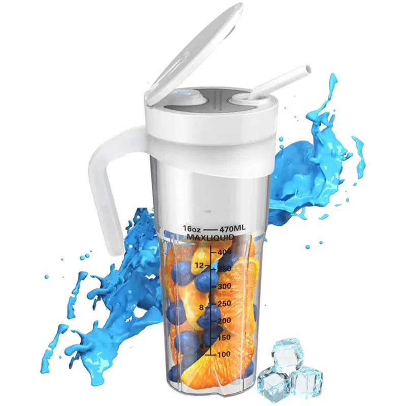 Tragbarer Mini USB Mixer – Kabellos & Wiederaufladbar für Smoothies & Säfte“