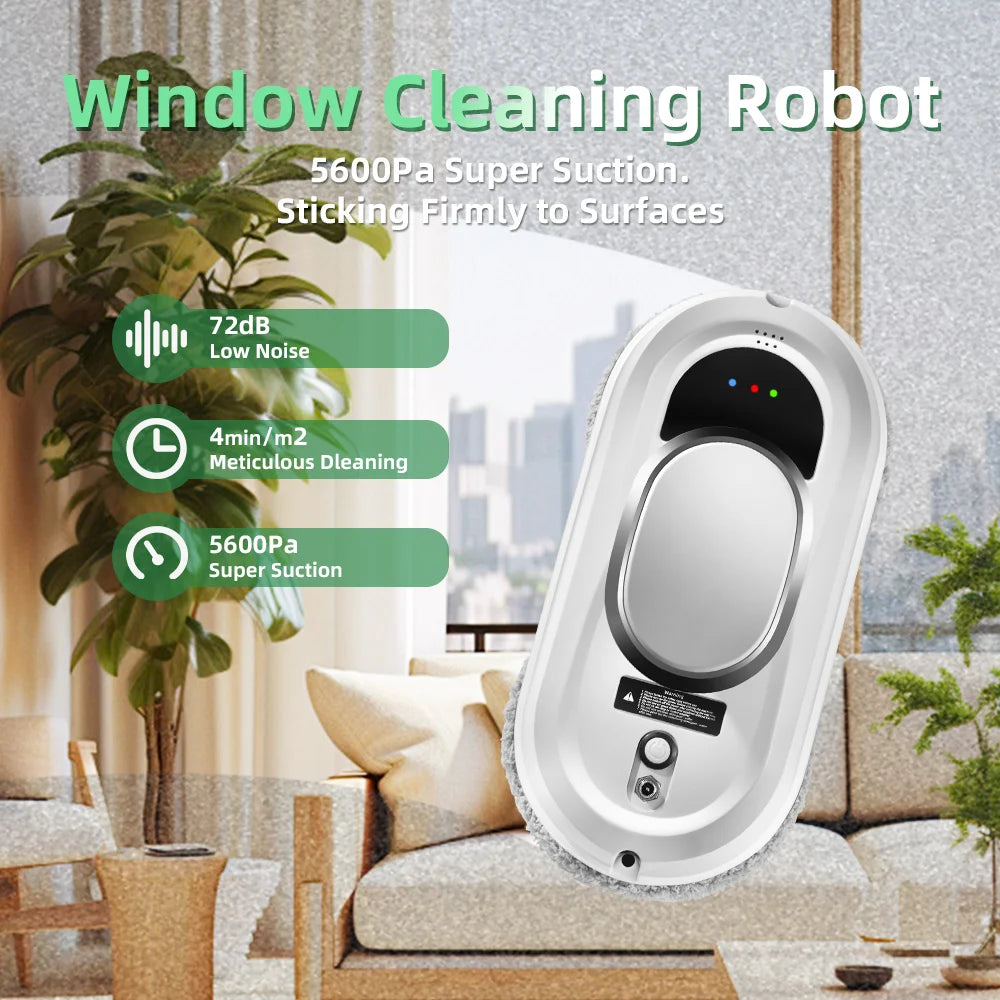 Fensterputzroboter – Intelligenter Elektrischer Fensterreiniger mit Fernbedienung“